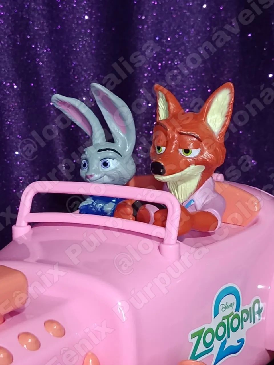 Balde Carro Premium Zootopia 2 Judy Hoppys Nick Wilde Cinemark Com Tirante Novo Disney - Foto 2