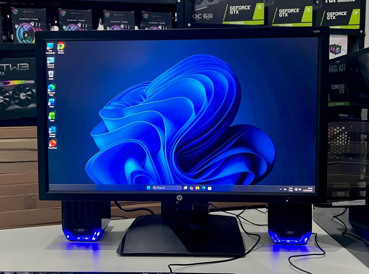 Computador completo Intel core I3 com monitor HP full HD - Foto 3