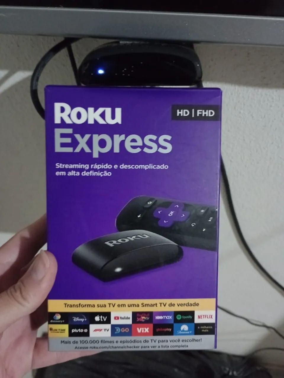 Roku Express aparelho tv