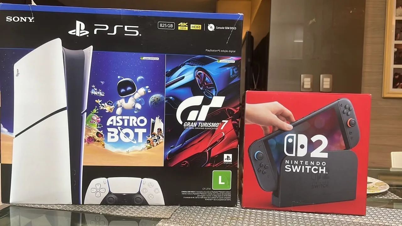 PS5 Slim, pouco usado com nf - Foto 4