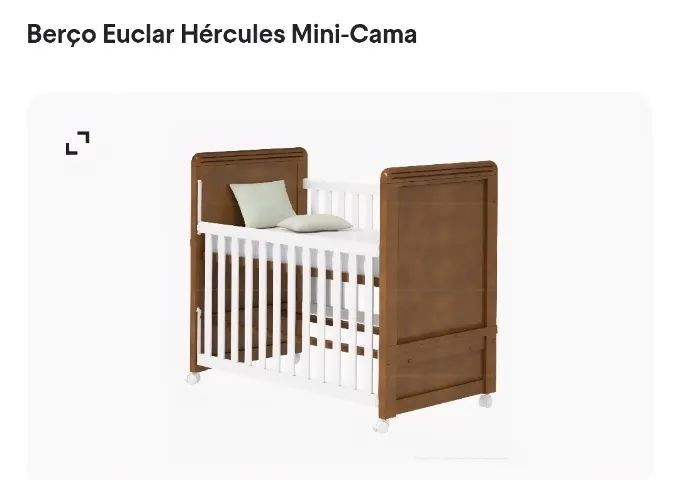 Berço Hércules em madeira maciça 