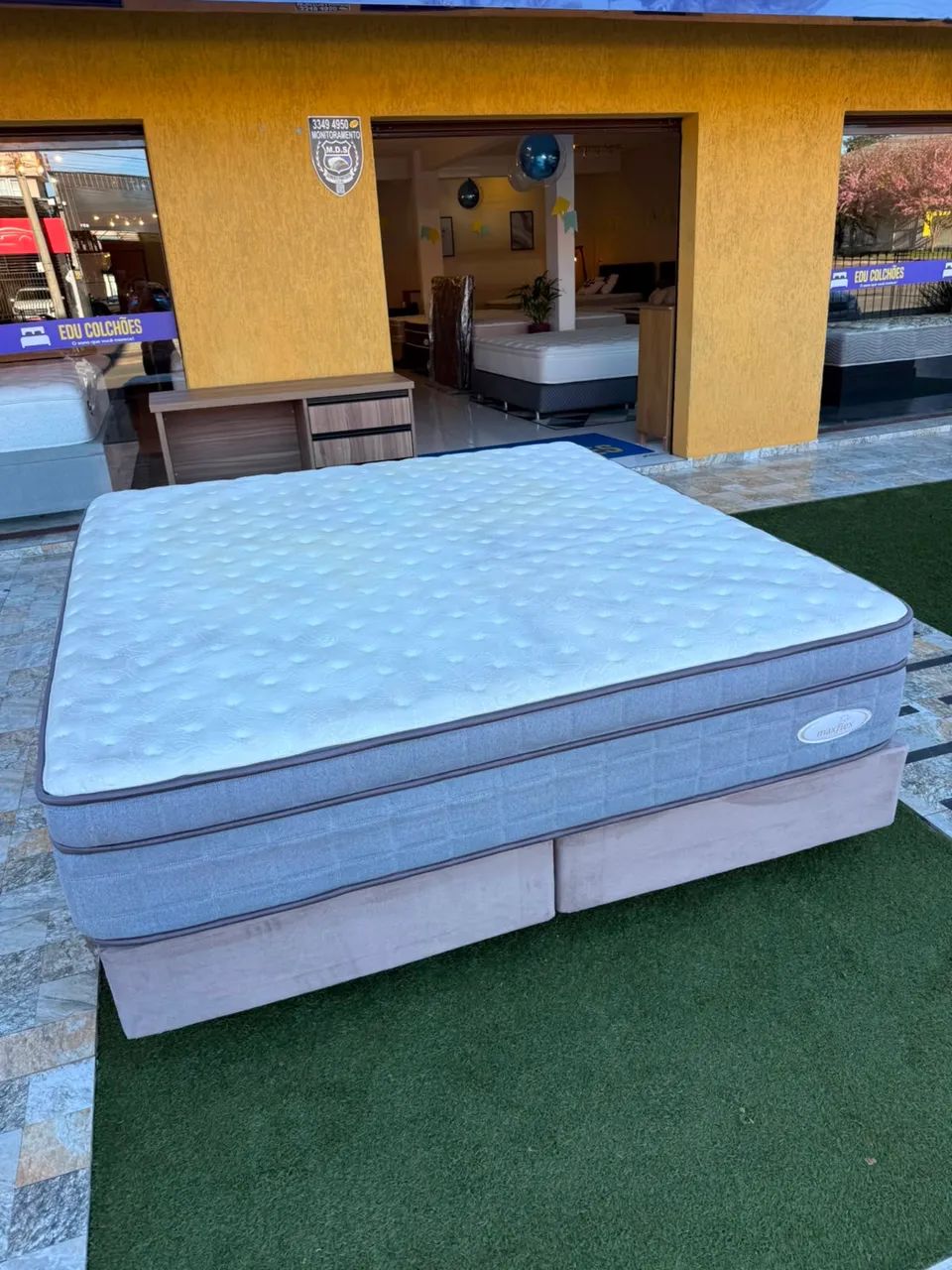 Cama box King Size MAXFLEX SEMINOVA TOP - ENTREGO  - Foto 2