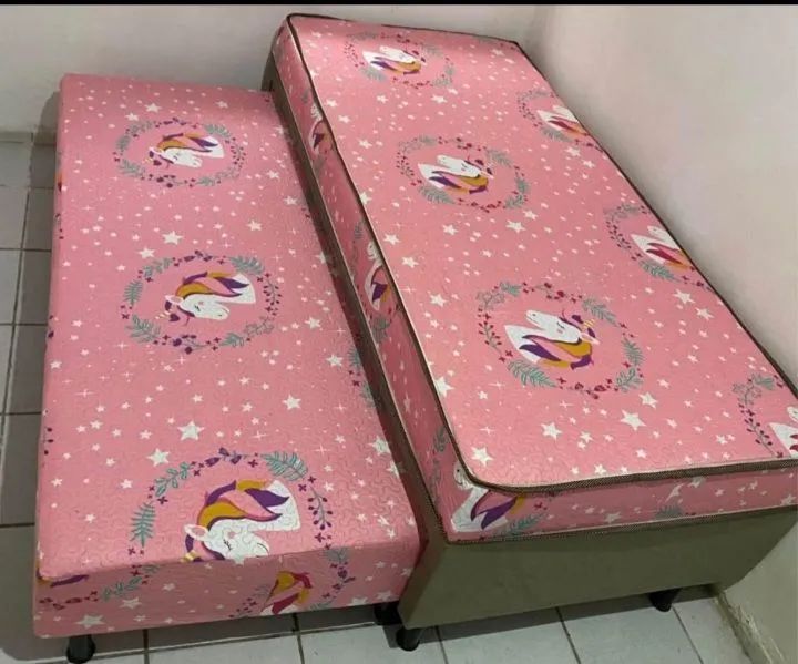 Cama infantil molas ensacadas 1.100 