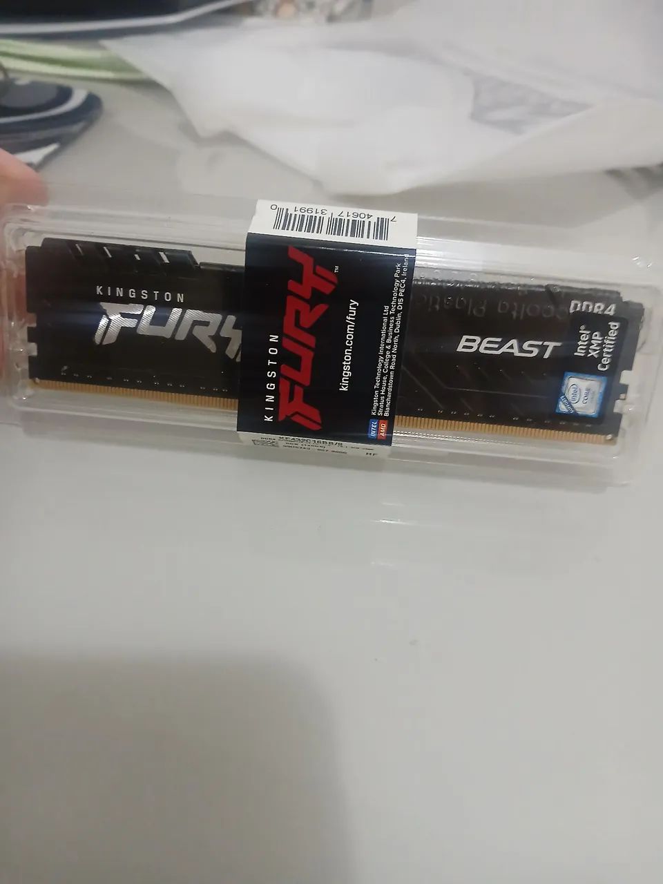 MEMÓRIA RAM KINGSTON FURY 8GB 3200MHZ! LACRADO  - Foto 2