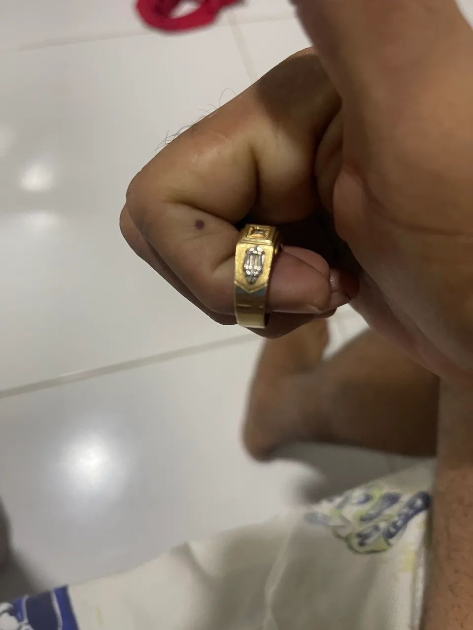 Anel de formatura em ouro - Foto 2
