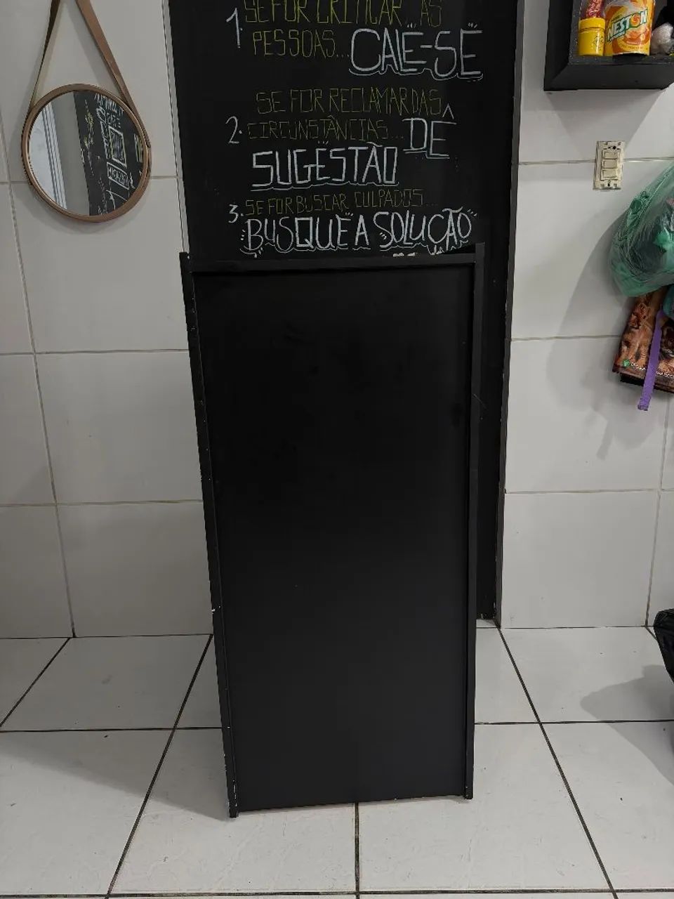 BALCÃO PRETO MULTIUSO 