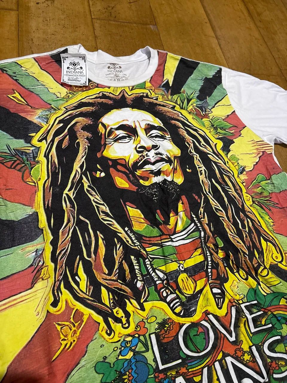 Camiseta Indiana Bob marley - Foto 2
