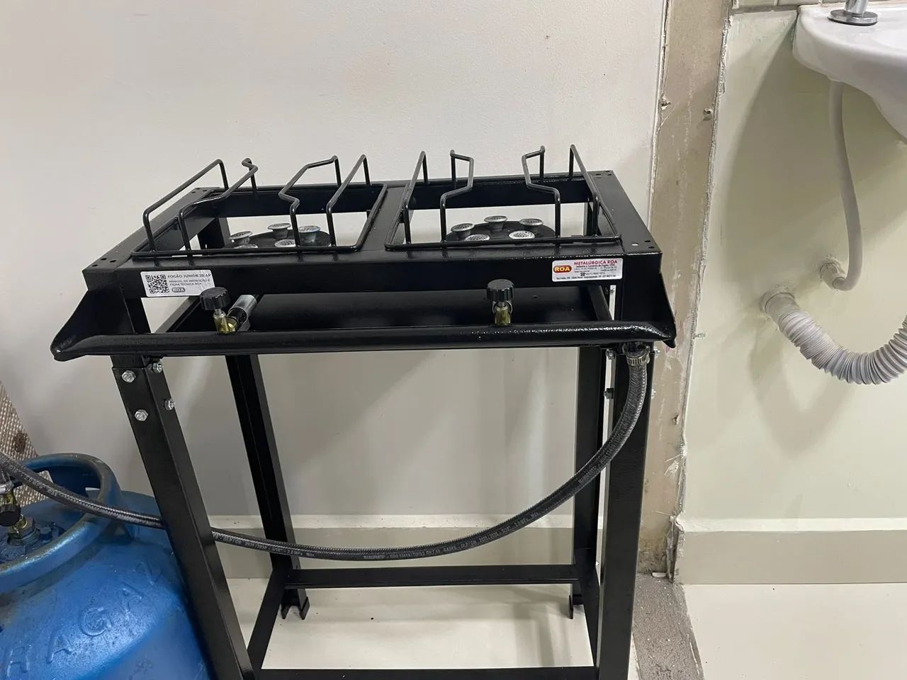 Vende- fogão de 2 boca industrial alta pressão semi novo   - Foto 4