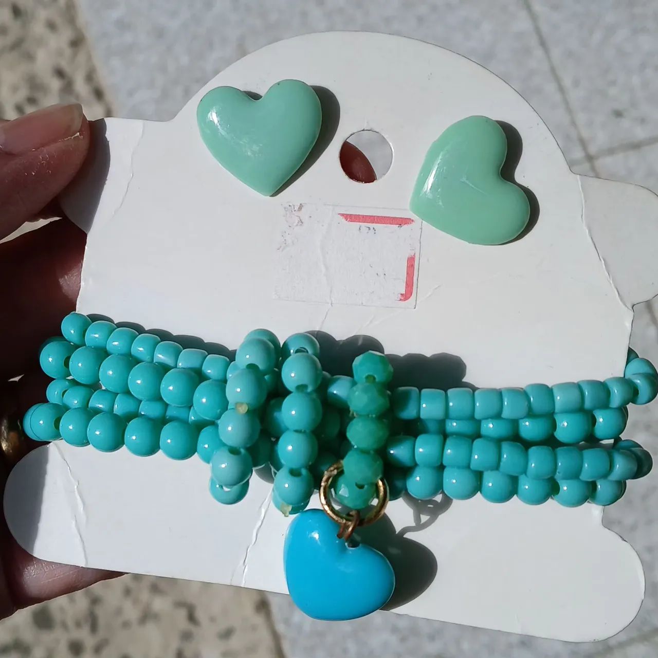 Pulseira e Brincos 
