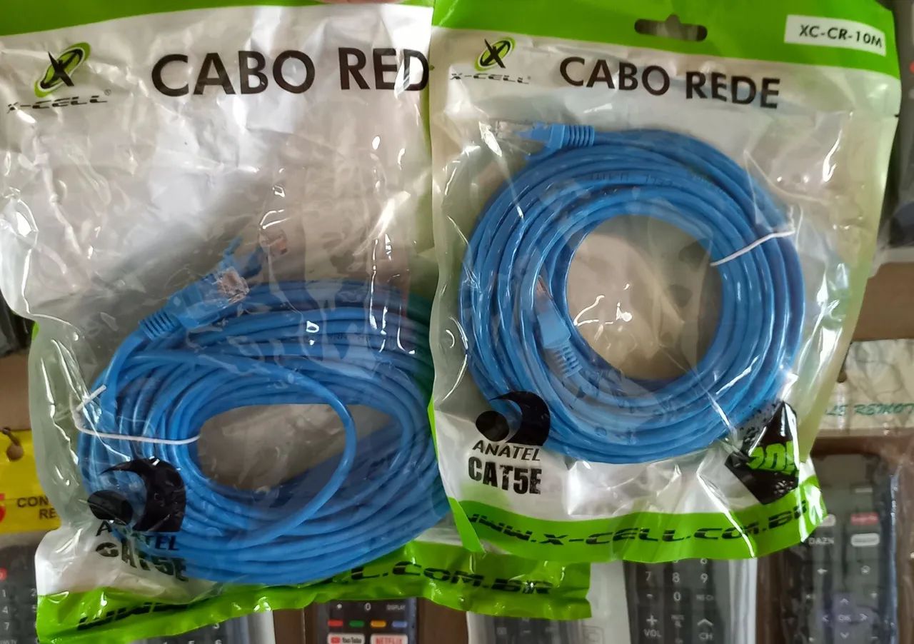 Cabos de rede para Internet de 10 e 20 metros - Leia o anúncio! - Foto 4
