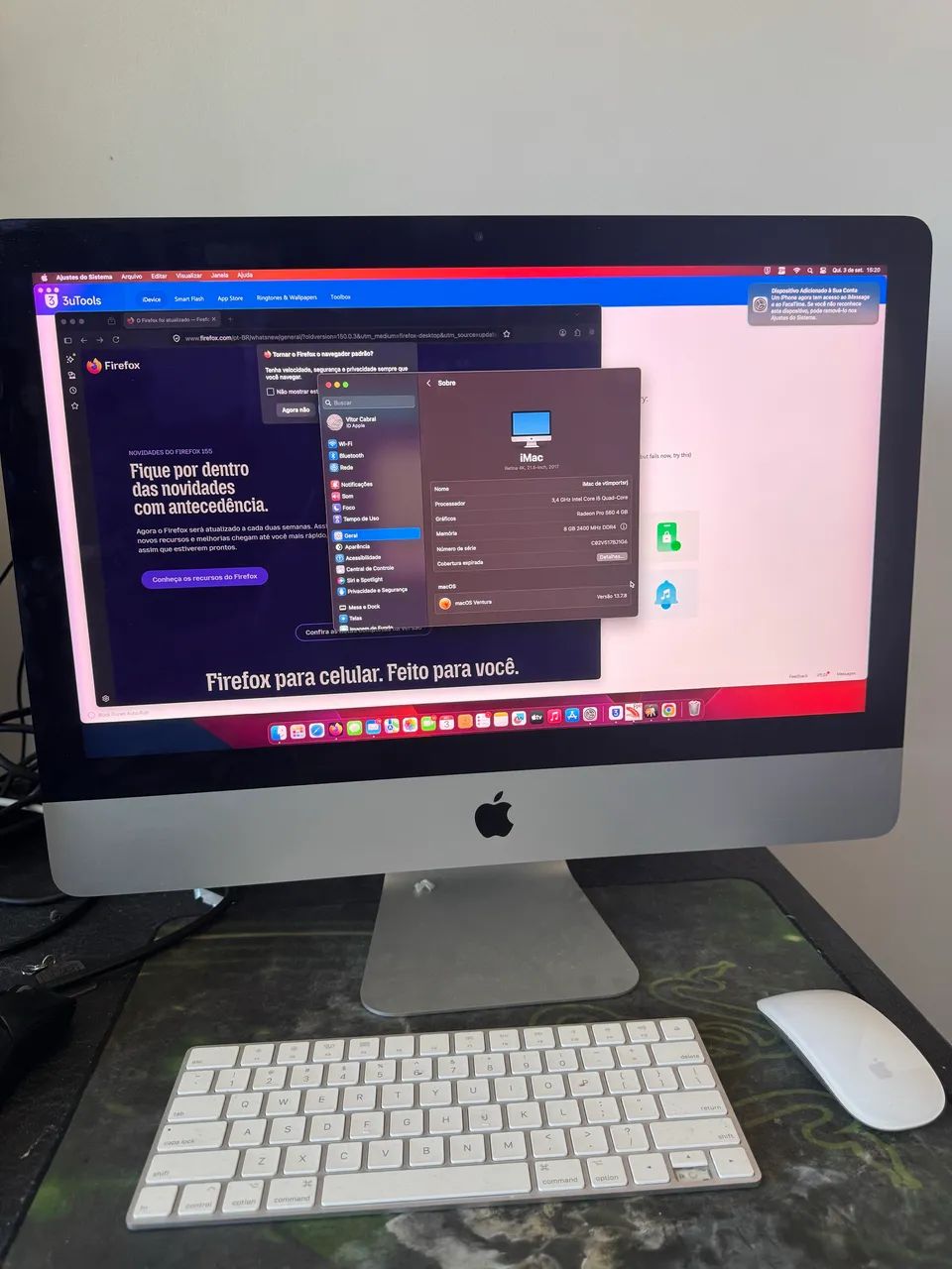 iMac 2017 i5 8gb/1tb 21.5 polegadas  - Foto 2