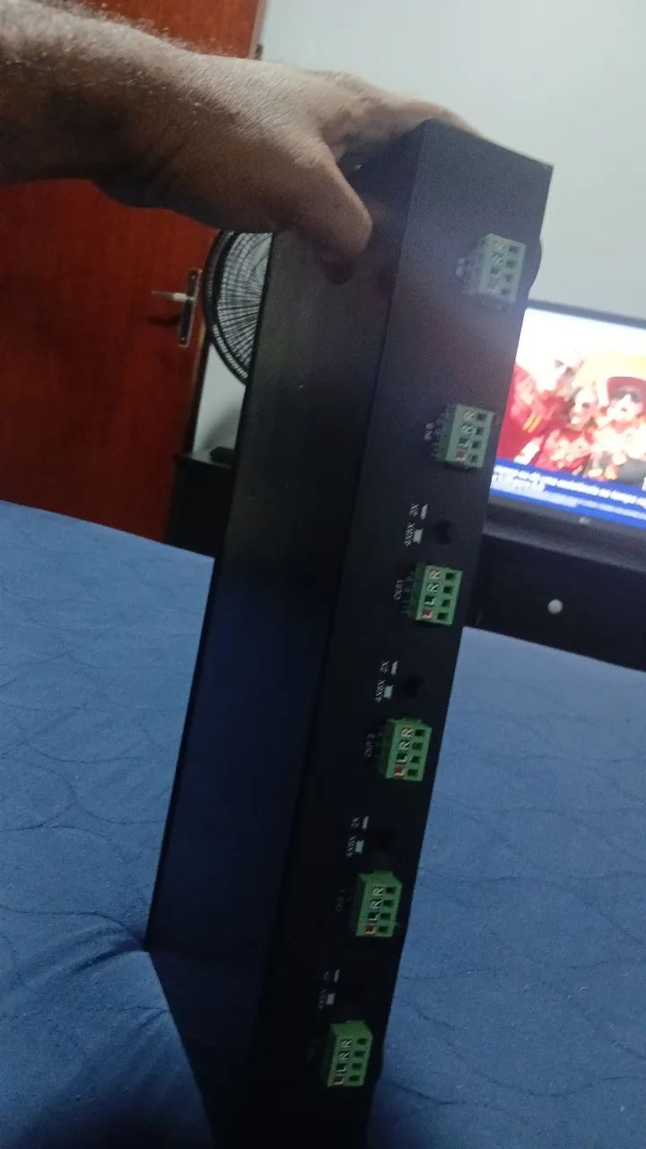 Seletor de audio