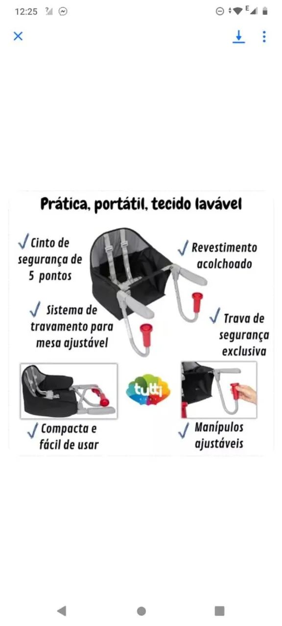  Cadeiras de alimentação infantil  - Foto 4
