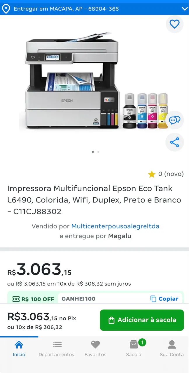 Impressora Epson 6490 - Foto 3