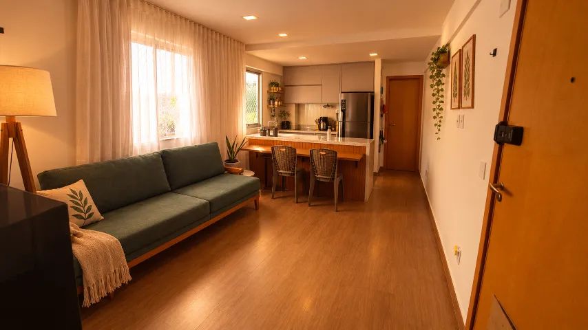 Duplex 100% mobiliado no Edifício Monumental - Sudoeste
