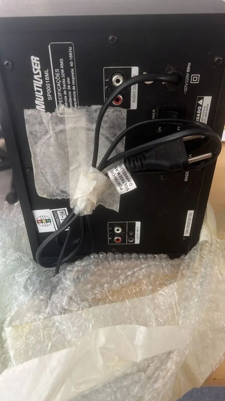 Som para PC / Subwoofer Multilaser SP0018ML - Foto 2