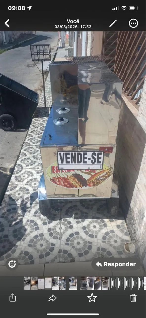 Carrinho de churrasco 