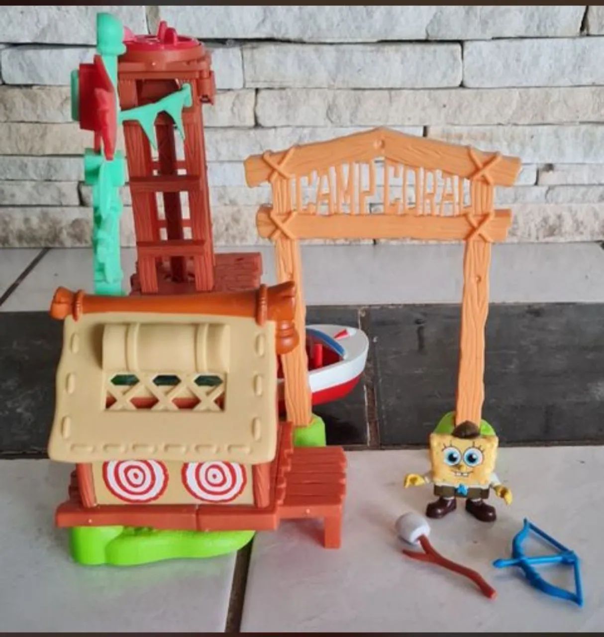 Acampamento bob esponja imaginext  - Foto 2