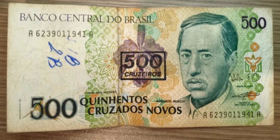 Cédula 500 Cruzados Novos