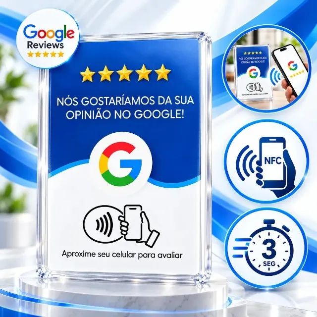 Cartão NFC para Avaliações no Google  - Foto 3