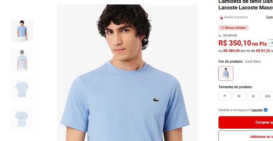 Camisa Lacoste Sport - Foto 5