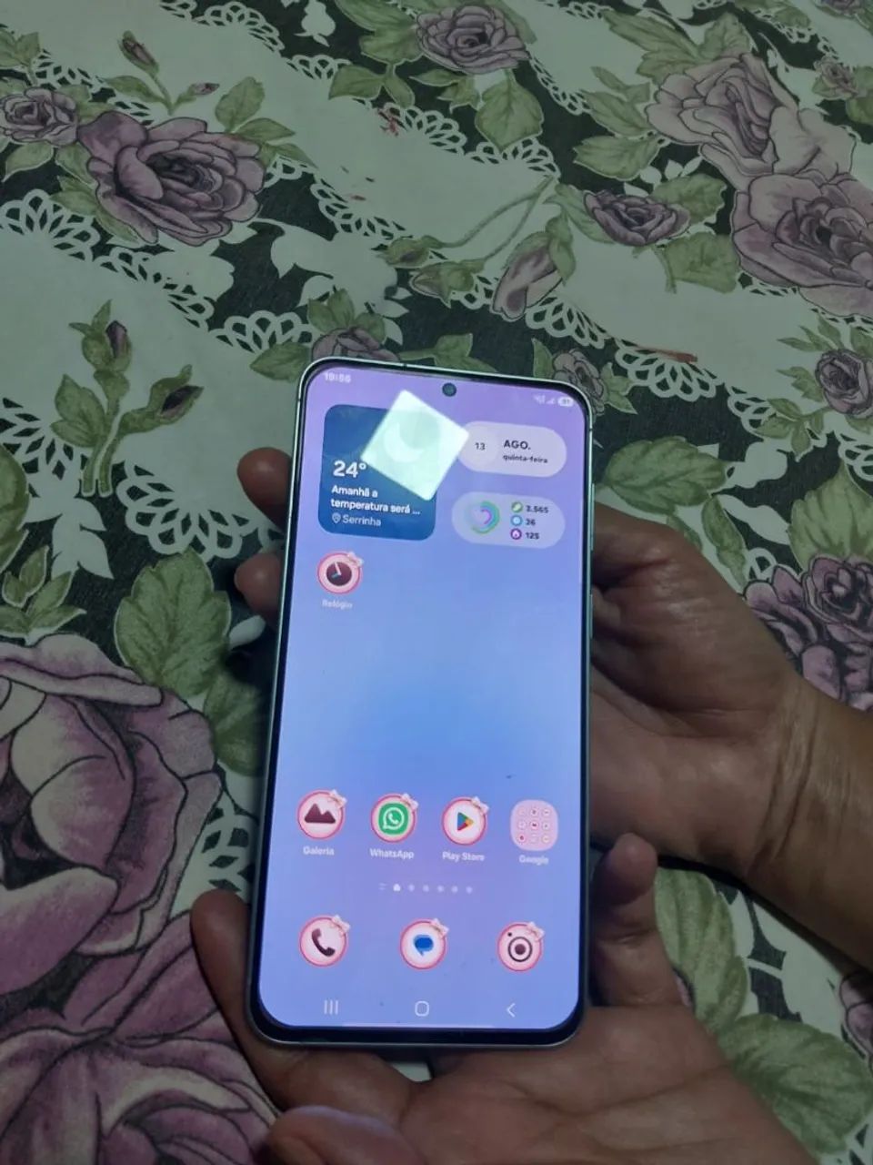 Celular A57 5G azul claro - Foto 2