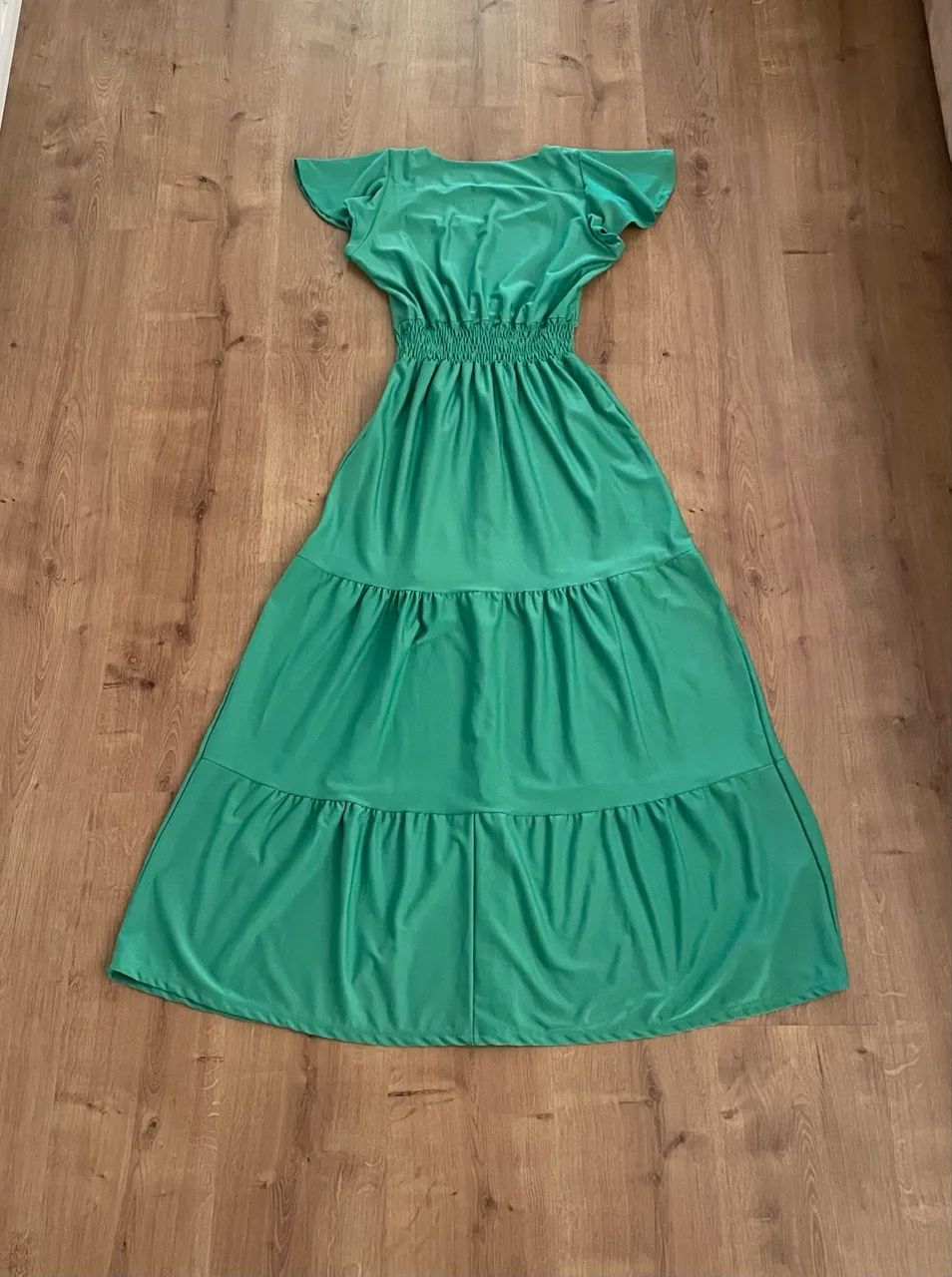 Vestido longo tam P verde  - Foto 4