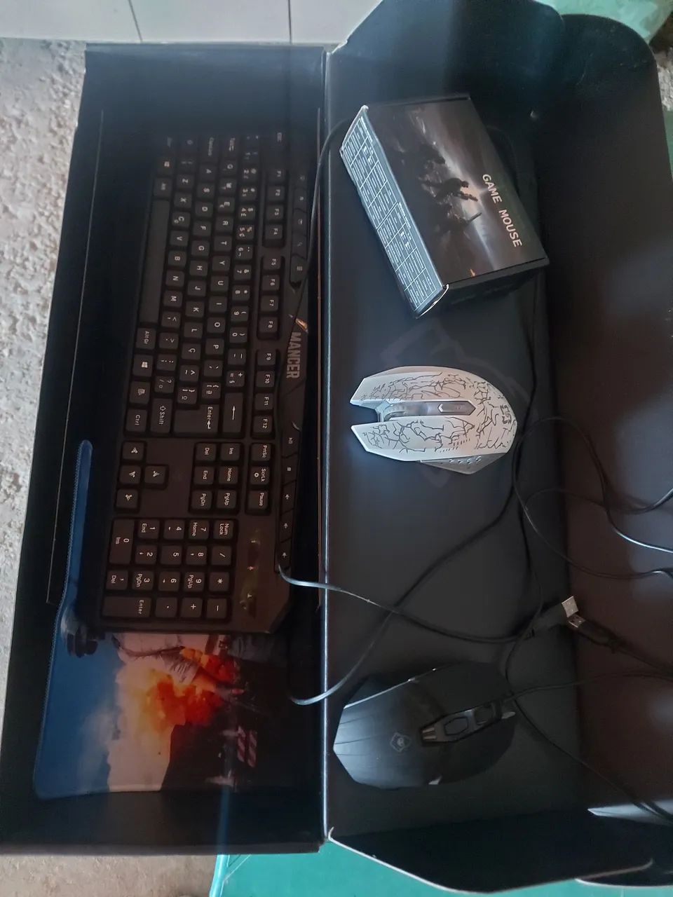 Vendo monitor curvo 24 polegadas + teclado e mouse gamer - Foto 2