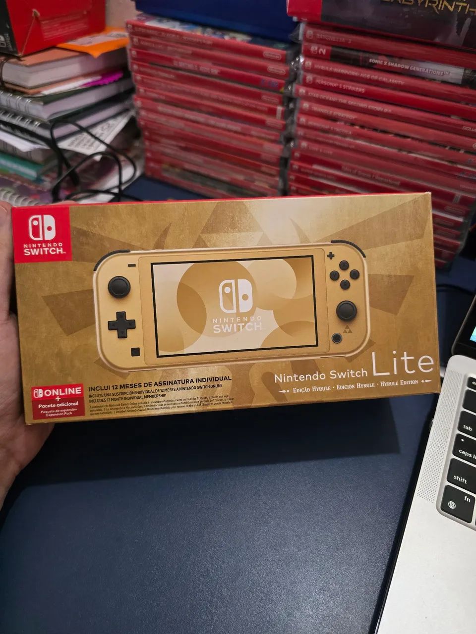 Nintendo Switch lite - Edição Zelda - Original e Lacrado