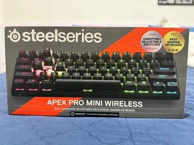 Teclado Steelseries Apex pro mini Wireless - Foto 5