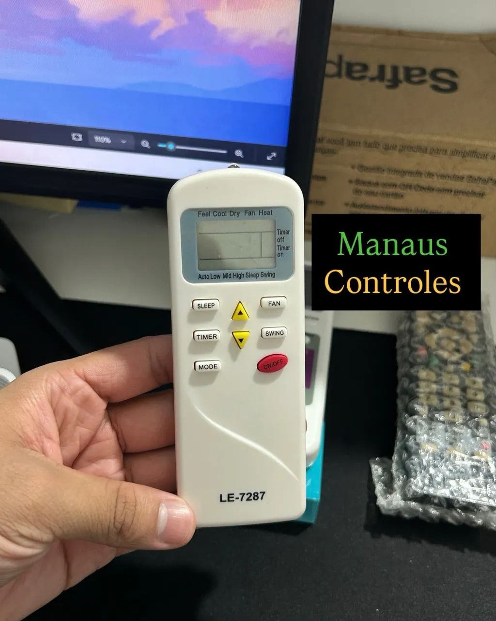 Controle para Ar condicionado Split Trivolt 