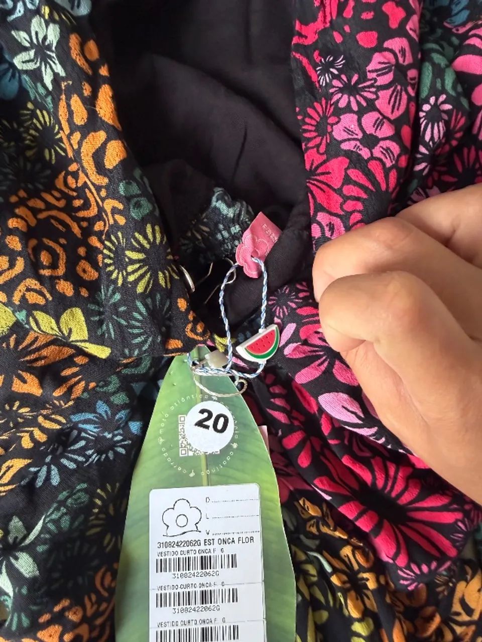Vestido farm onça flor (NOVA) - Foto 2
