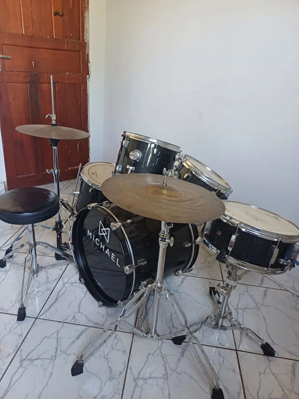 Bateria da marca Michael, pro seu filho ou vc arrasar - Foto 2