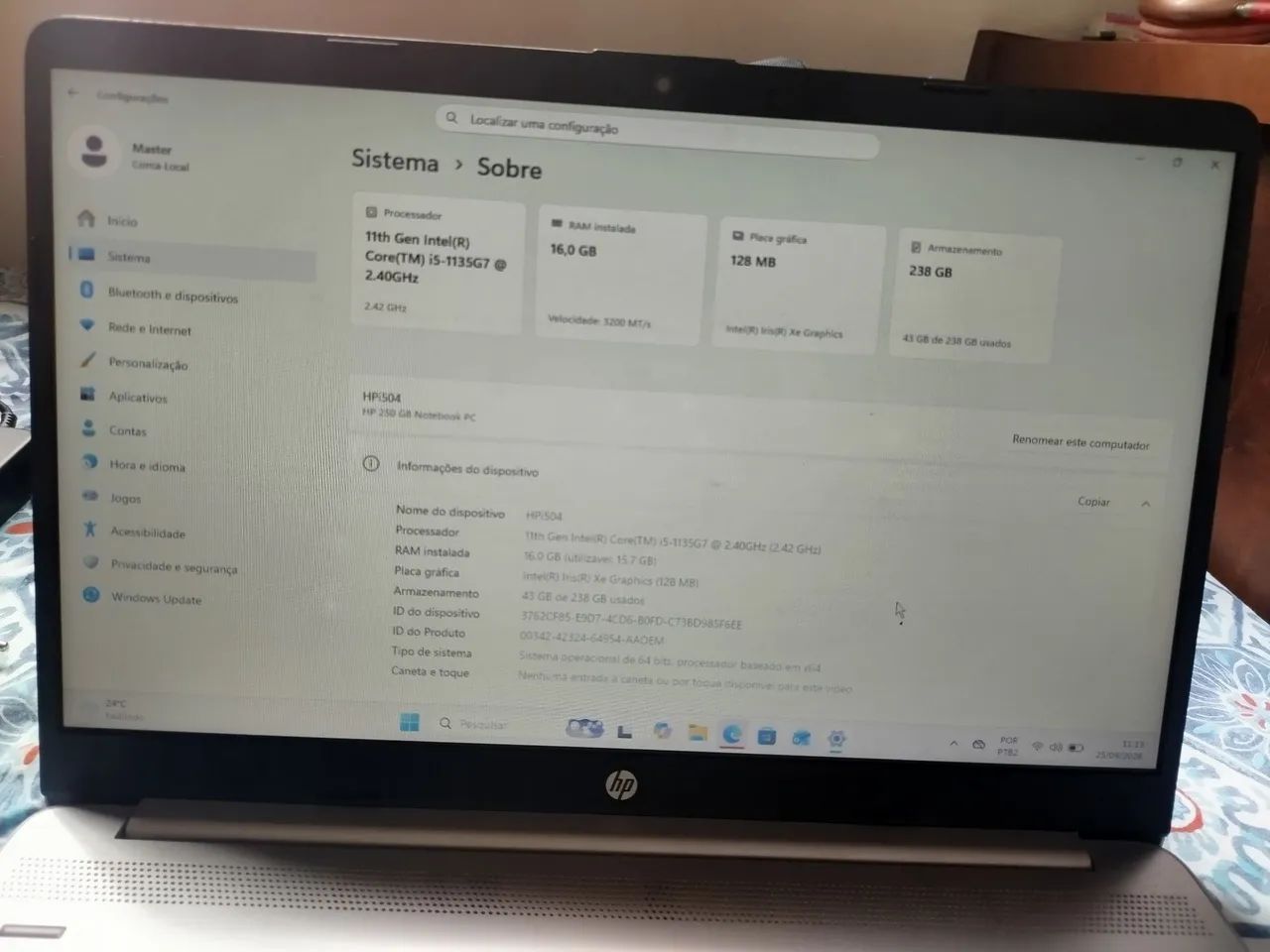 Notebook HP 256 G8 - i5  - Foto 4