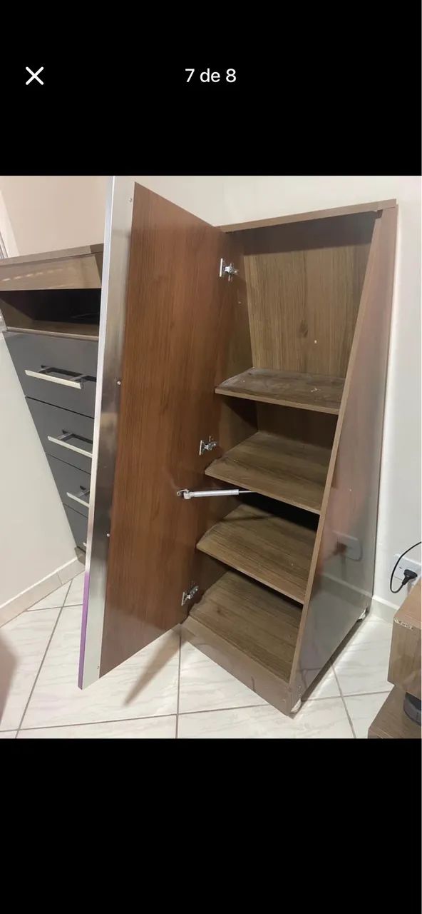 Cômoda com sapateira e espelho - BARTIRA - Foto 2