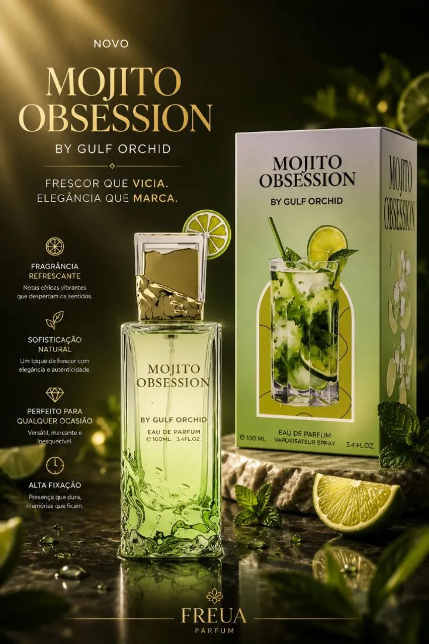 Perfume Árabe Gulf orchid Mojito Obsession  - Foto 2