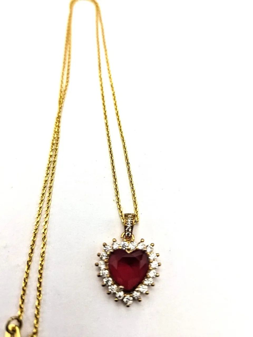 Colar Coração Strass - Foto 5