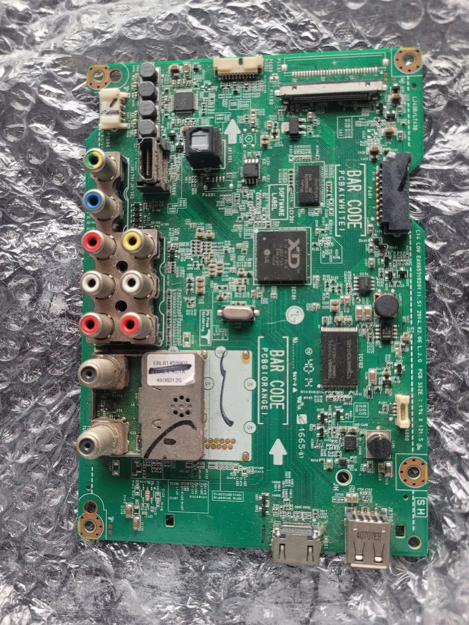 <br>Placa principal TV lg 42lb5600 eax65710301(1.5) funcionando perfeitamente.
