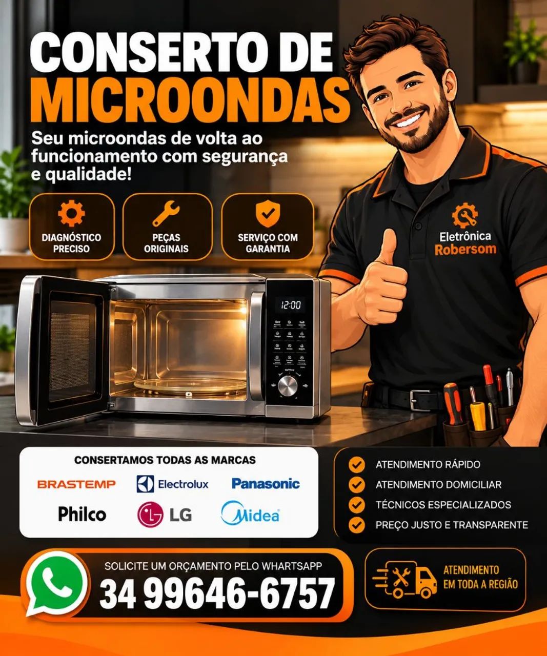 Conserto de microondas 