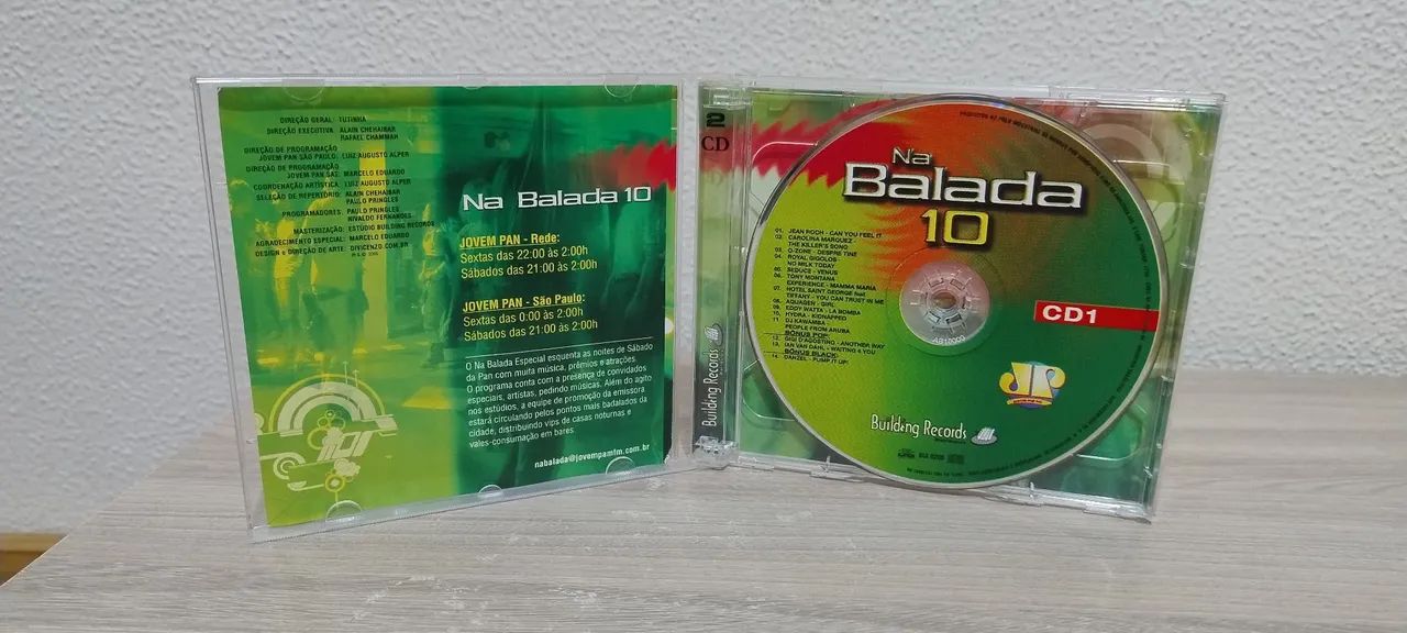 CD Duplo Na Balada 10 Jovem Pan  - Foto 2