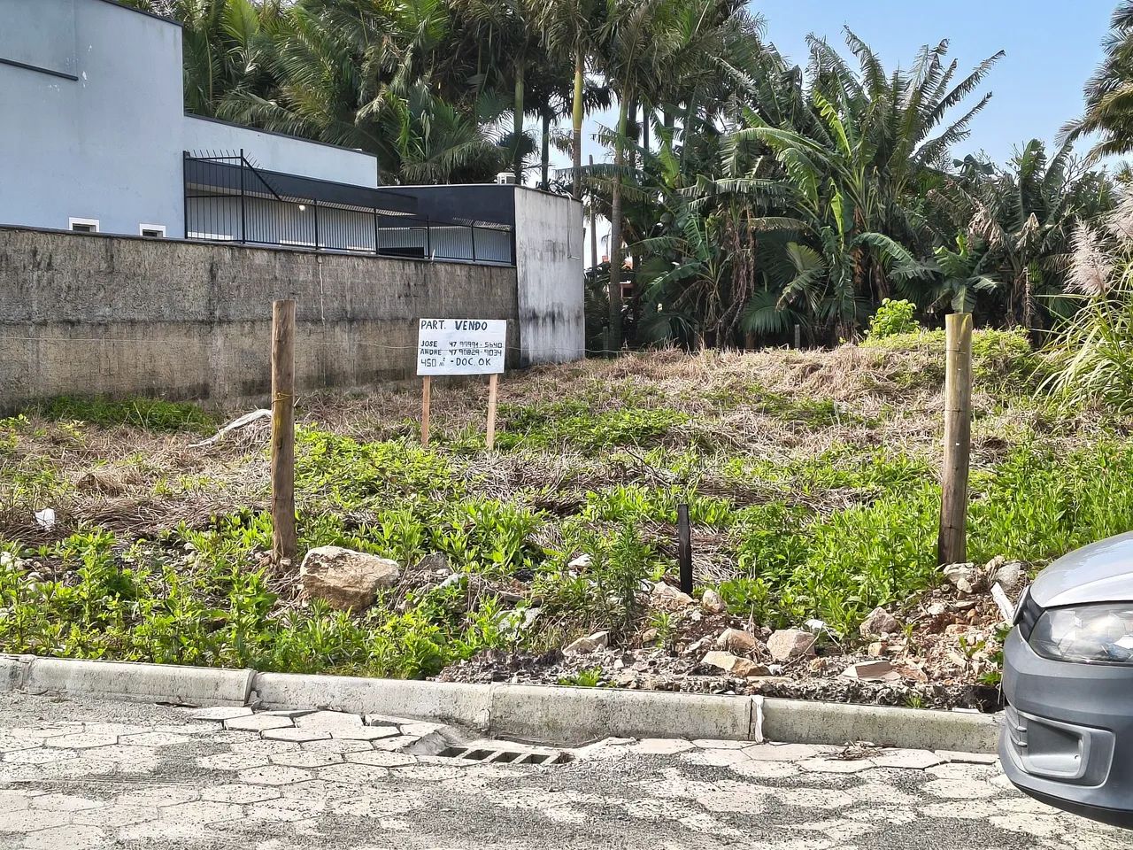Terreno 450 M2 com matrícula atualizada 