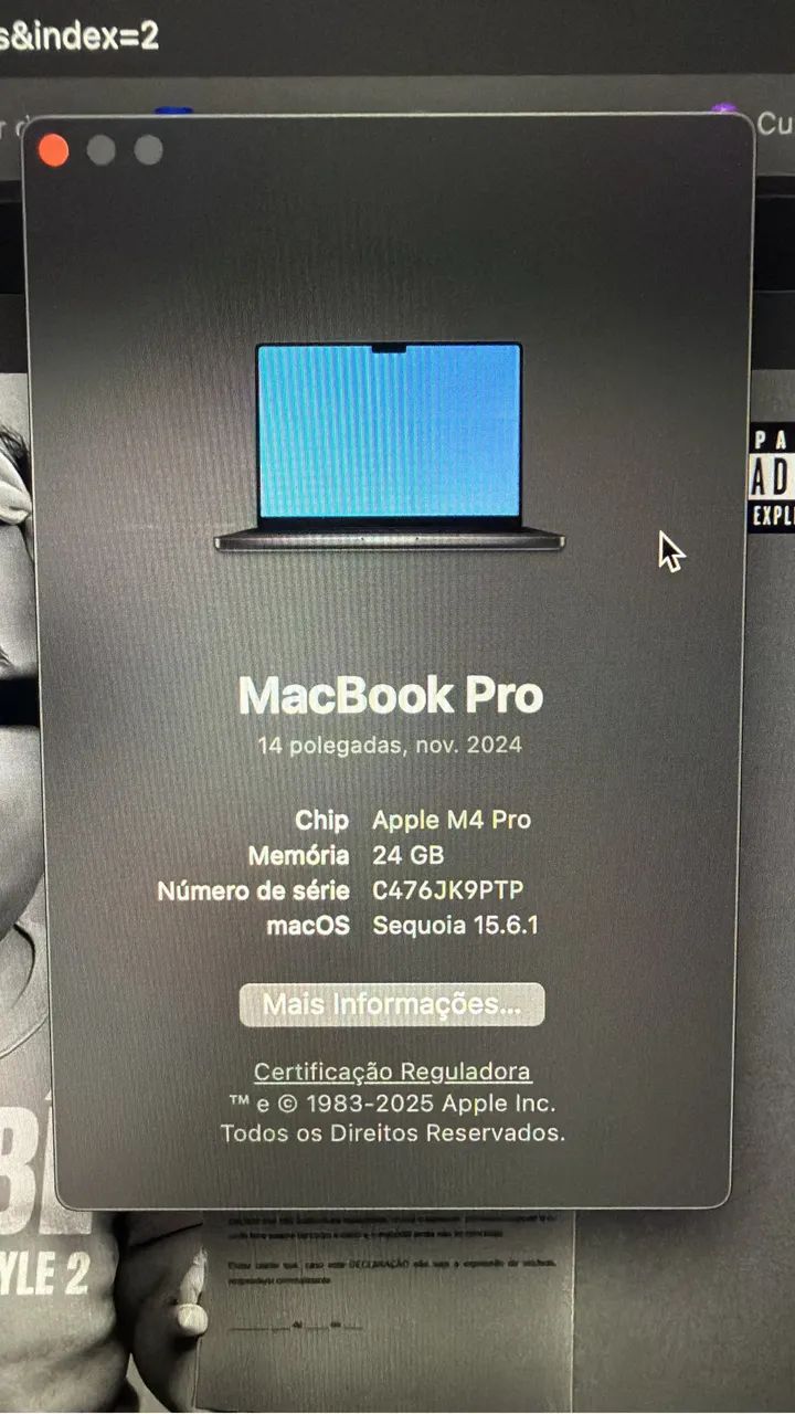 Macbook Pro M4 24GB 512SSD - Foto 2