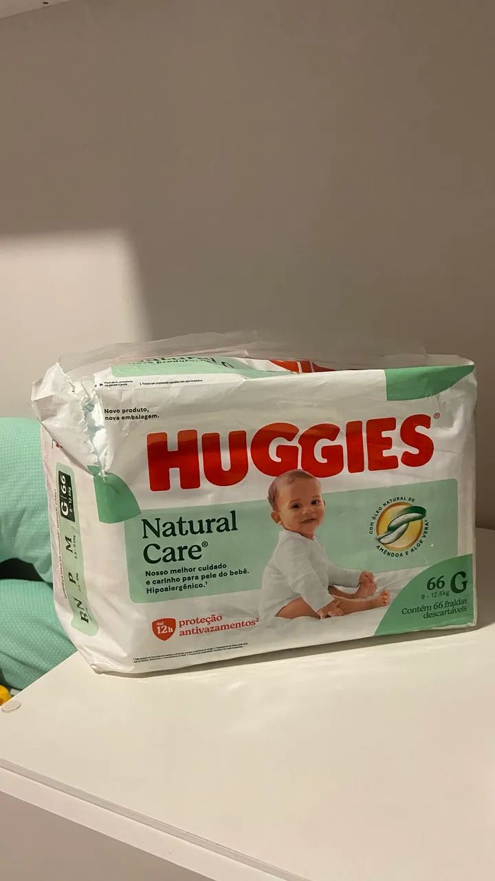 Fralda Huggies Natural Care