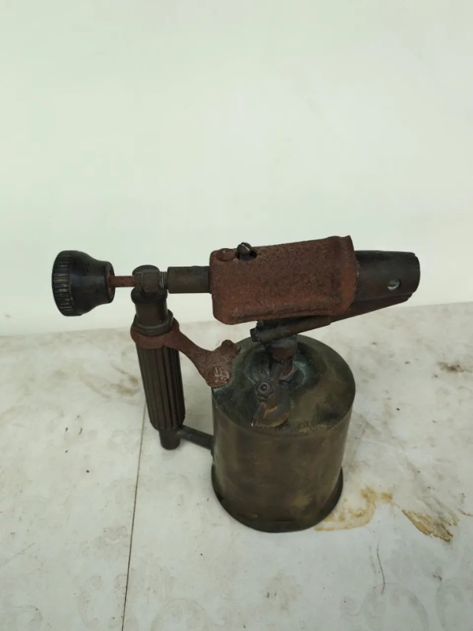 Maçarico Antigo de metal