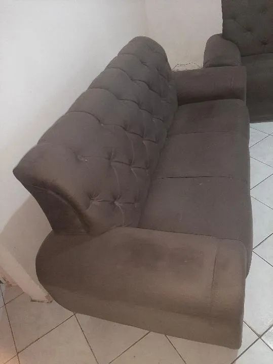 VENDO CONJUNTO DE SOFÁS 2x3 Lugares - Foto 4