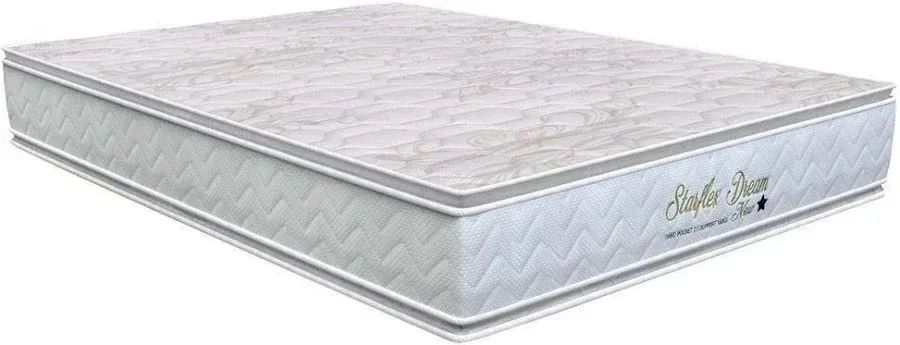 Colchão Branco Ortopédico Casal Anjos 