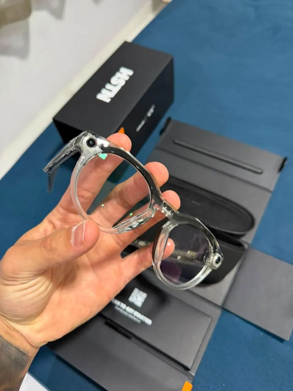 Oakley Meta HSTN AI Performance Glasses Clear Frame - Foto 2
