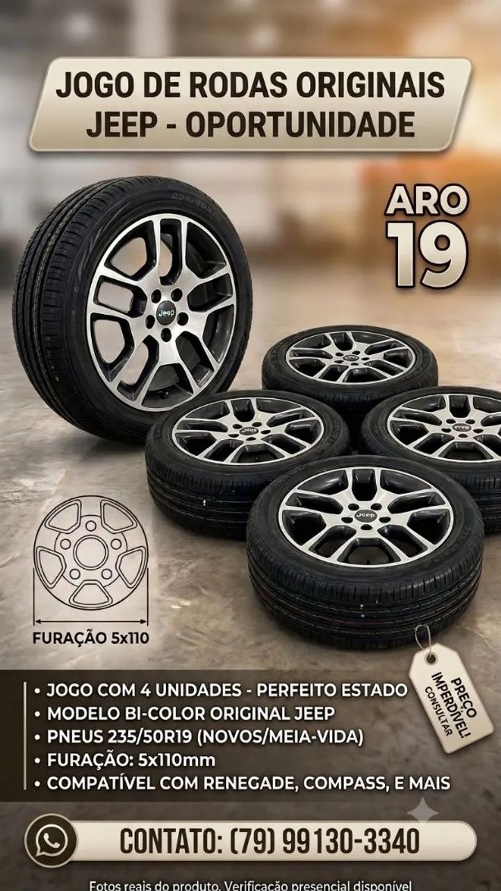 Rodas 19 Compass/Renegade/Toro