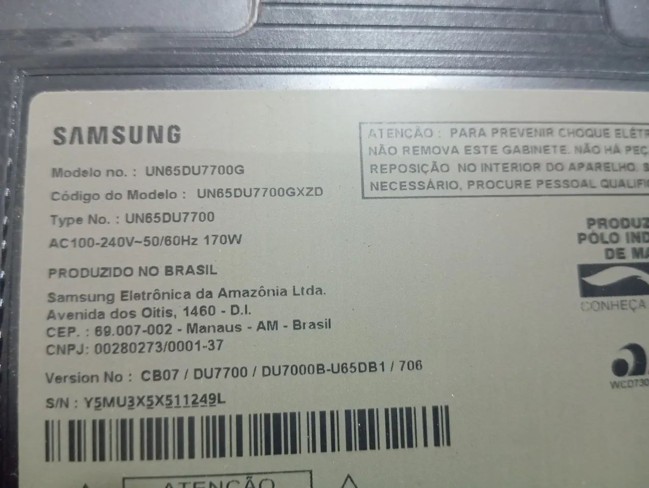 Tv smart Samsung 65 polegadas - Foto 5