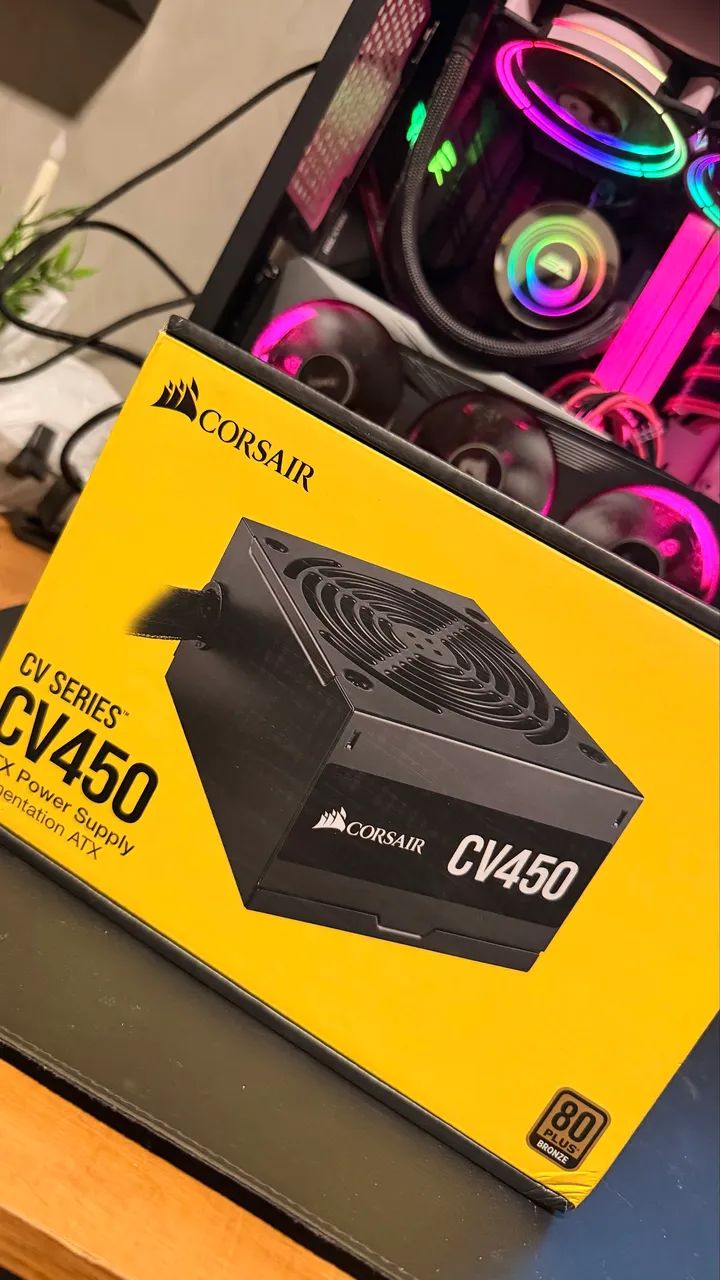 Fonte Corsair 450W 80 Plus Bronze